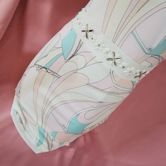 Rady Size Small Pastel Tank Dress Bodycon Rhinestone Bling Y2K Casual Party Prom - Picture 4 of 7